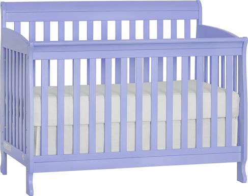Reena Lilac Convertible Crib with Toddler Rail