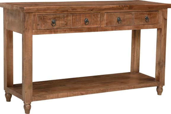 Ritner Brown Console Table