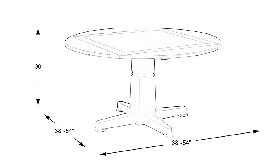 Riverdale White Round Dining Table - Rooms To Go