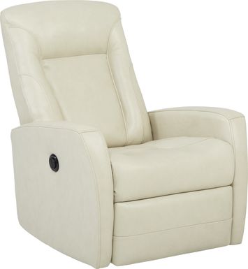 Ruperto Stone Leather Power Recliner