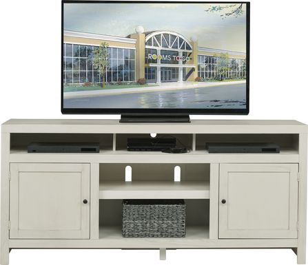 Ryder II White 72 in. Console