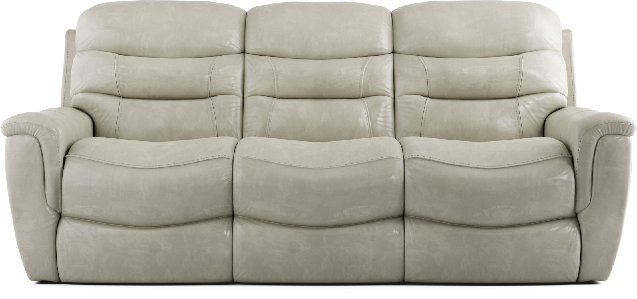 sabella stone leather power reclining sofa