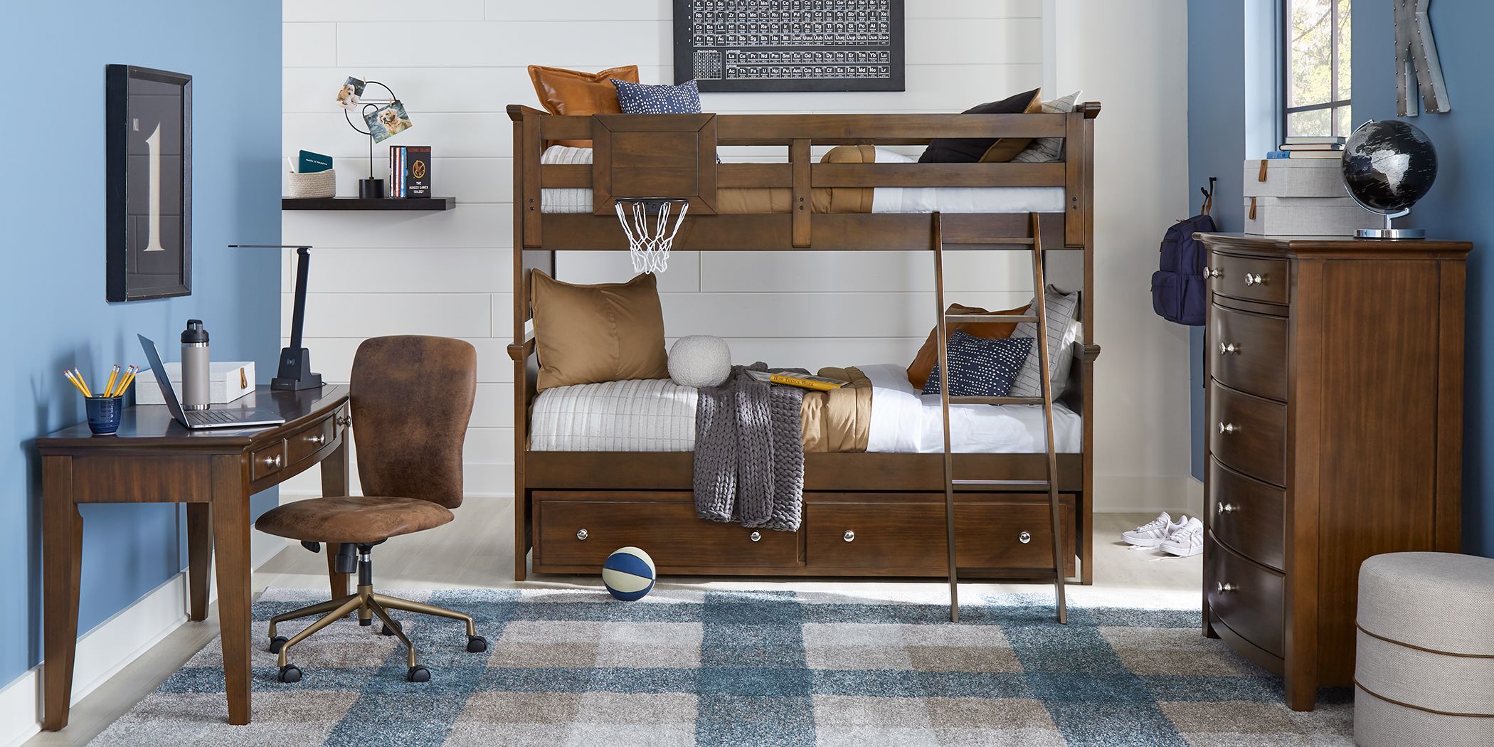 twin bed kids room