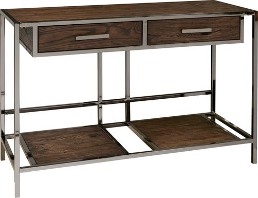 Saunderson Brown Console Table