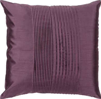 Sayde Dark Purple Accent Pillow