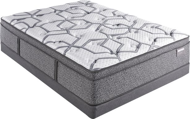 Scott Living Reflections by Restonic Silhouette Low Profile Queen Mattress Set