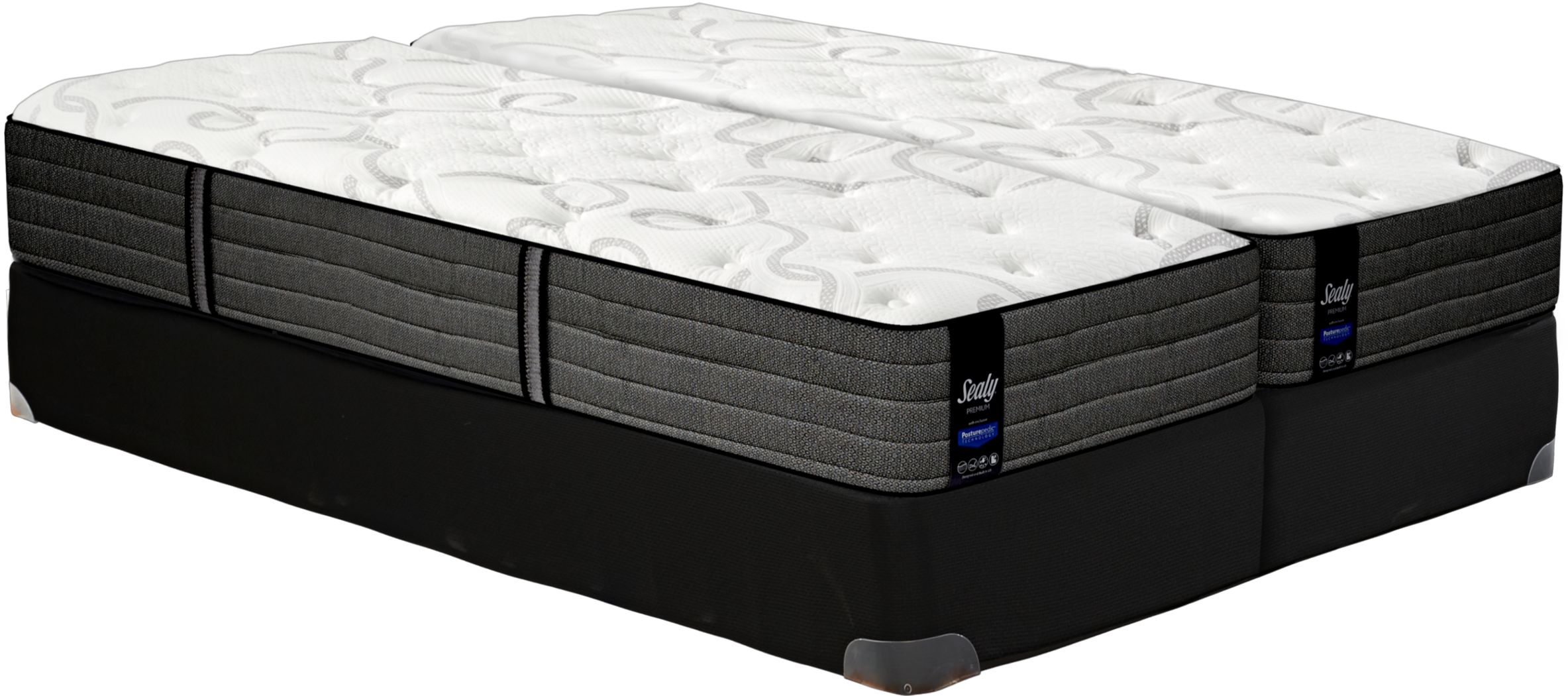 low profile king mattress set
