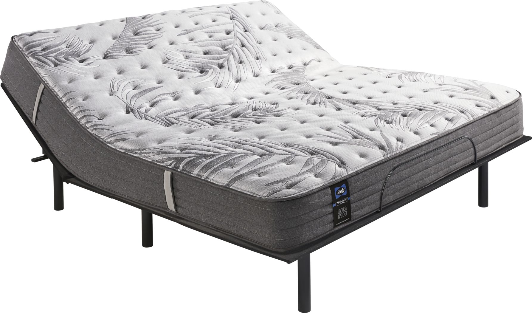 Sealy Posturepedic Plus Lockfield King Mattress with RTG Sleep 2000 Adjustable Base Rooms To Go