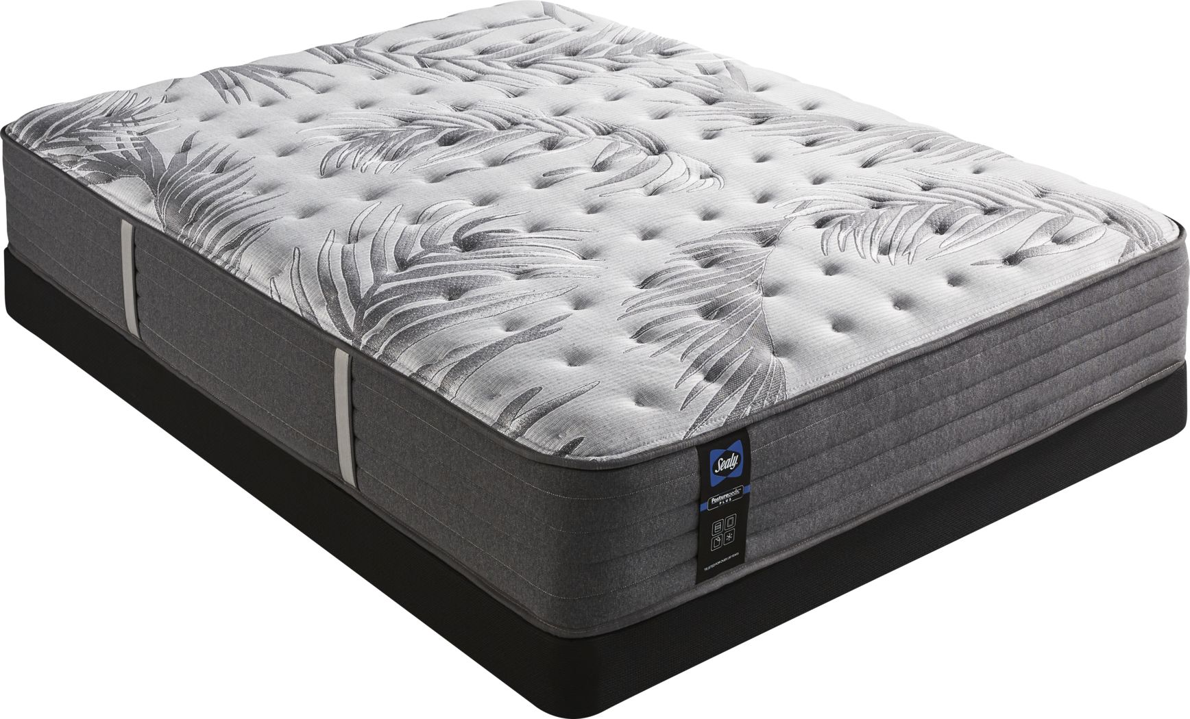 sealy glacier firm queen mattress and boxspring set