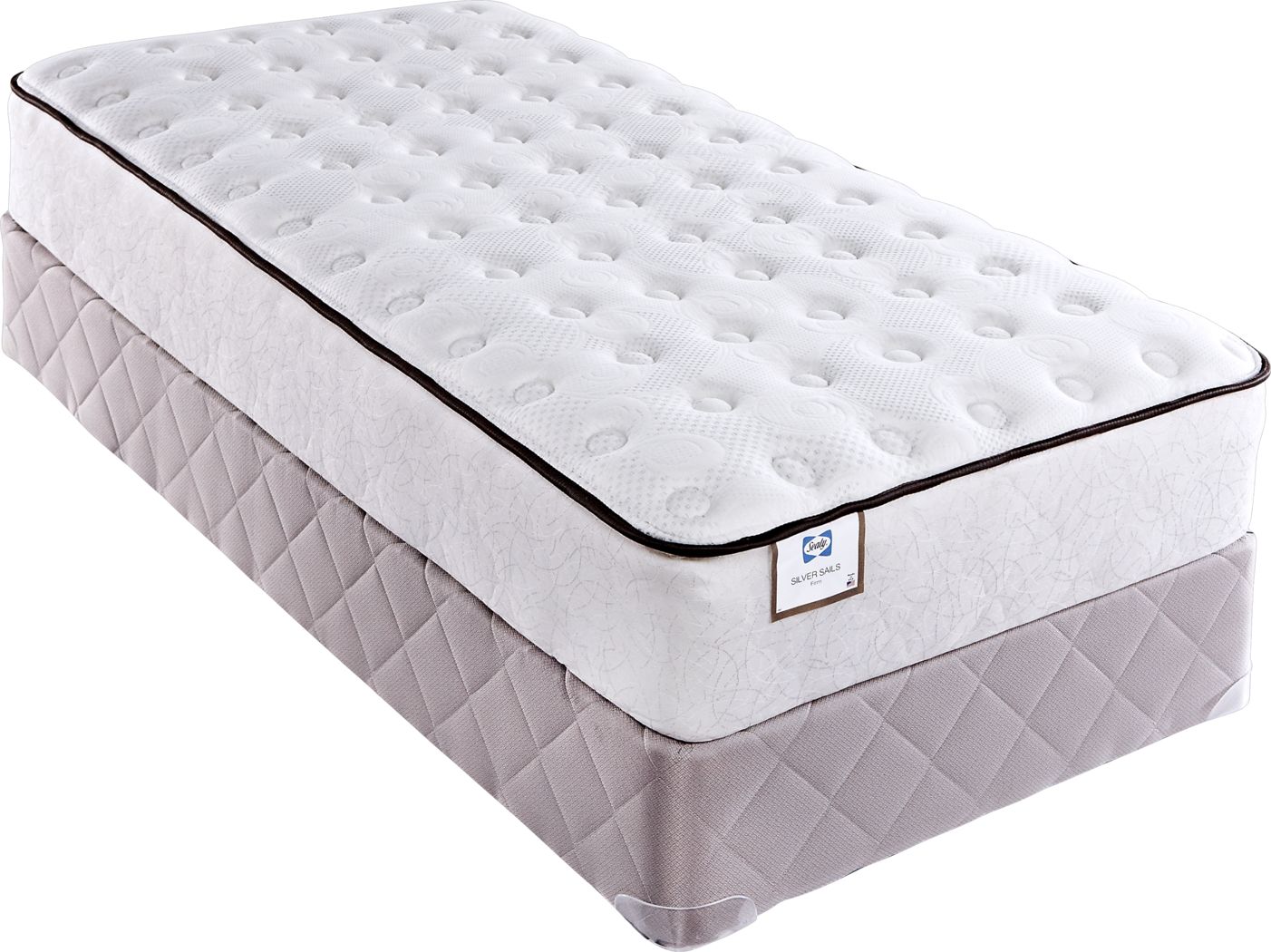 Sealy Posturepedic Silver Sails Twin Mattress Set Rooms To Go