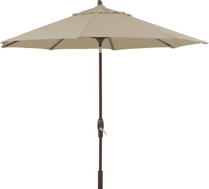 Seaport 9' Octagon Stone Outdoor Umbrella