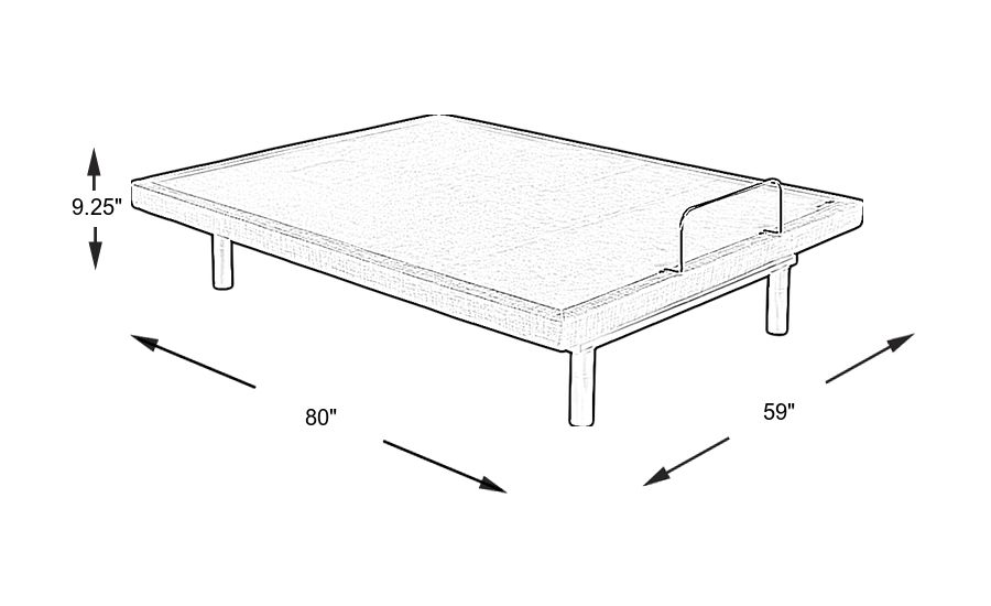 Serta Motion Essentials Queen Adjustable Base Rooms To Go
