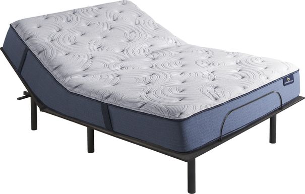 Serta Perfect Sleeper Leilani Queen Mattress with RTG Sleep 2000 Adjustable Base