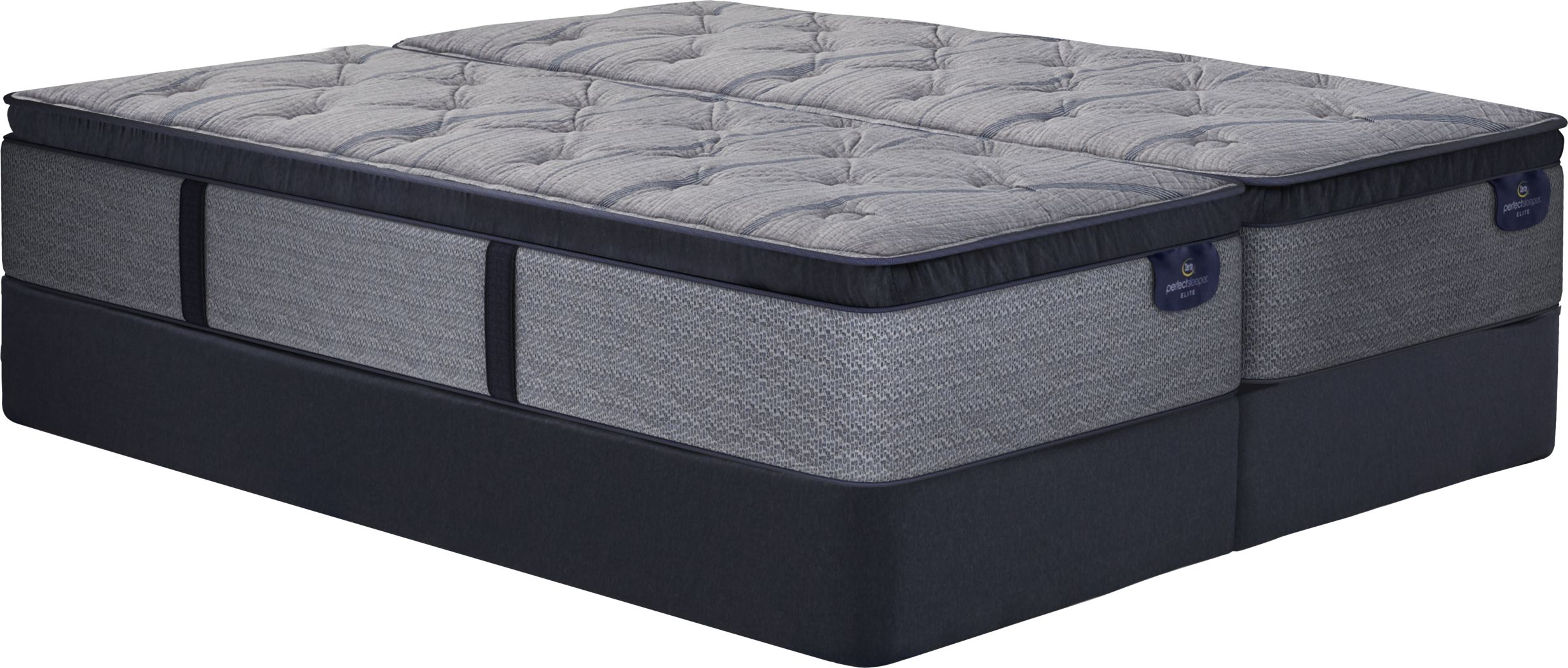 Serta Perfect Sleeper Vernon Hills Split King Mattress Set Rooms To Go
