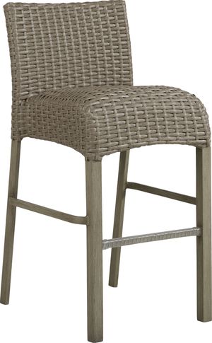 Wicker Outdoor Patio Bar Stools, Margarita Outdoor Wicker Bar Stool Set Of 4 By Christopher Knight Home