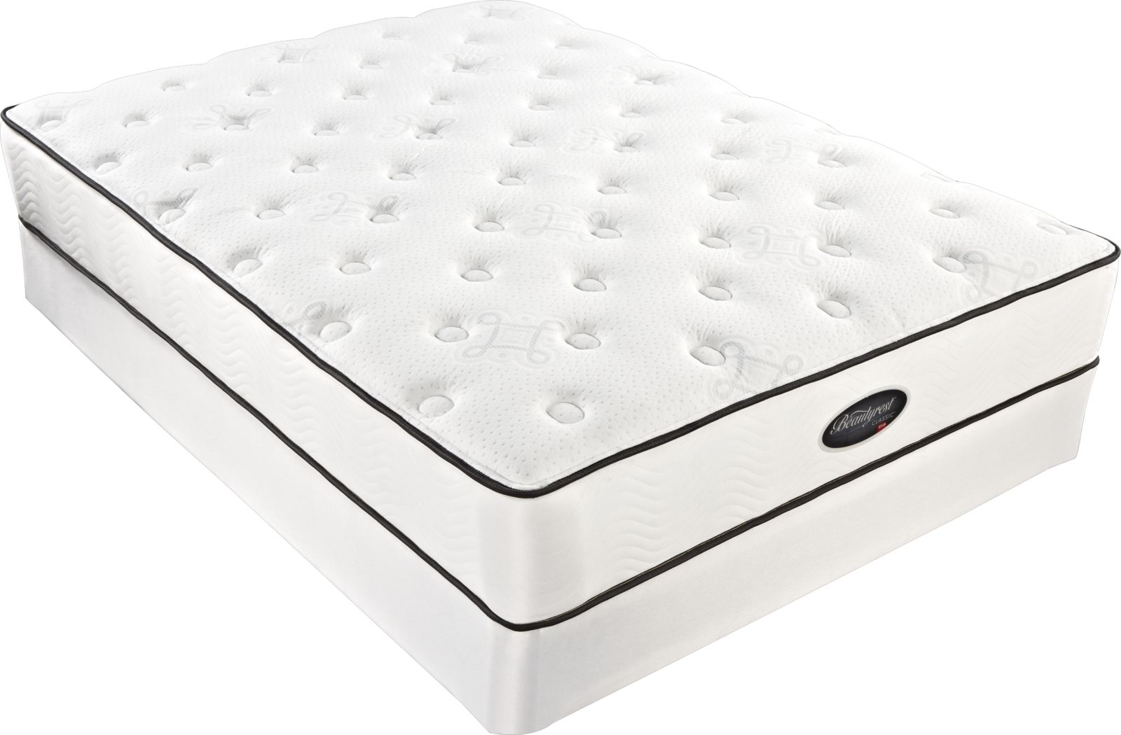 Simmons Beautyrest Classic Alder Bend Queen Mattress Set Rooms To Go
