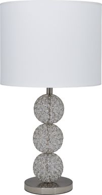 Snowball Silver Lamp
