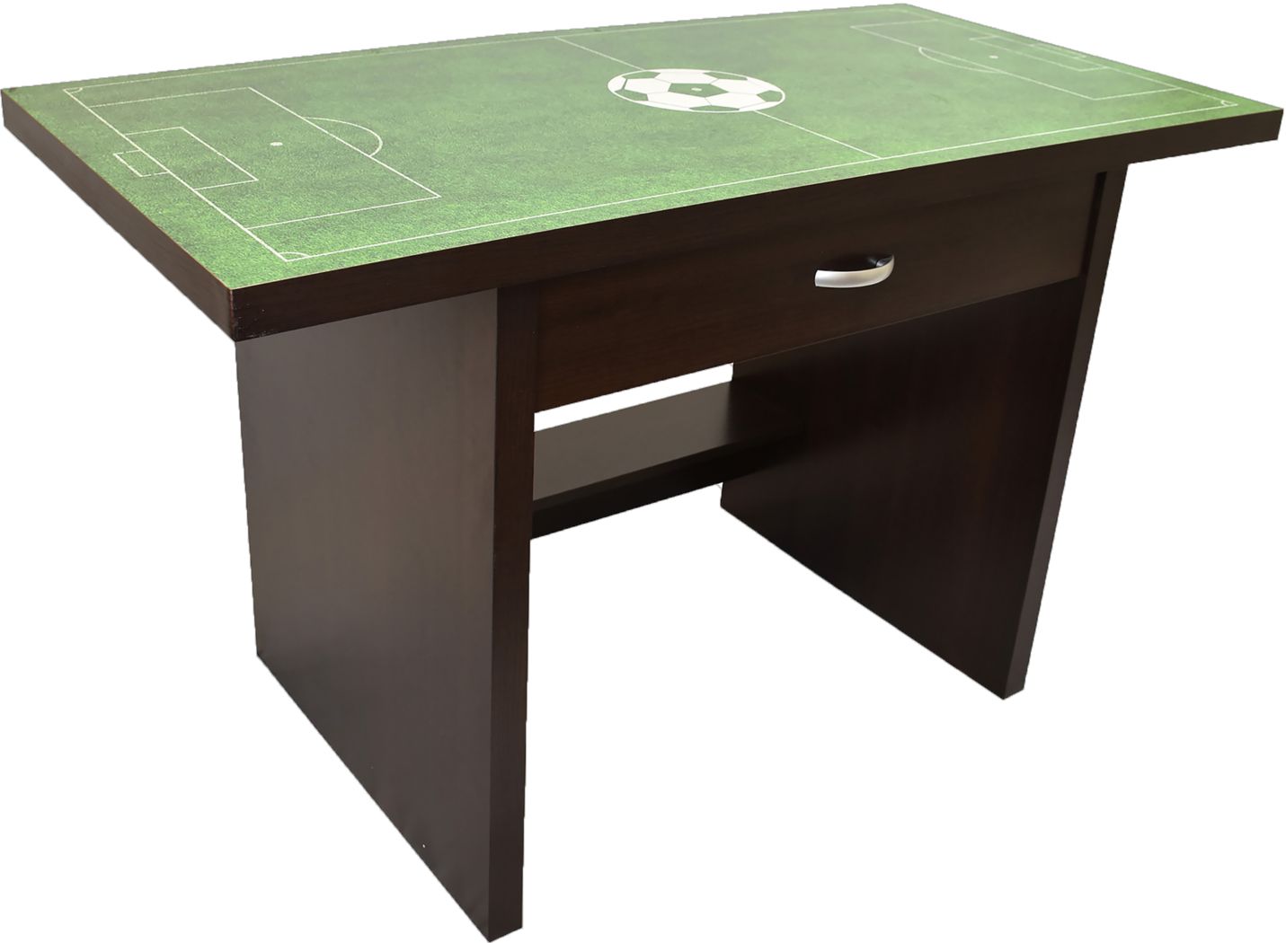 Soccer Pitch White Desk with Drawer Rooms To Go