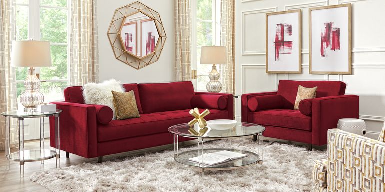 Red Living Room Sets Maroon Other Shades Of Red