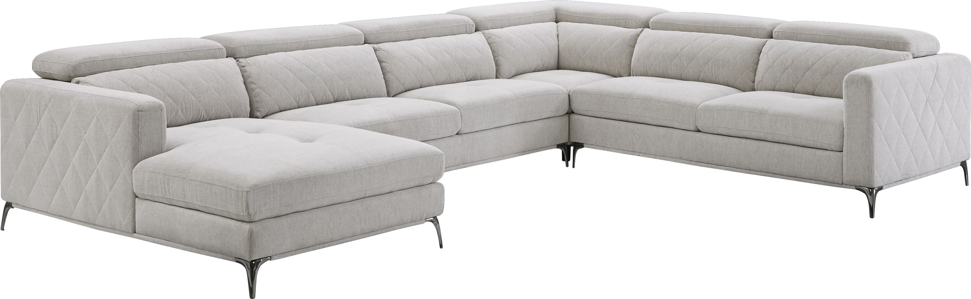 Sofia Vergara Sorrento Dove 4 Pc Sectional Rooms To Go