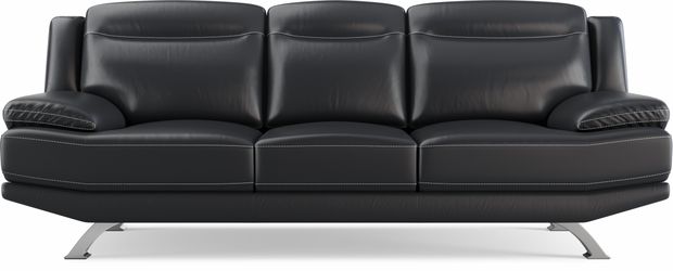sofia vergara zamora black leather  pc living room rooms