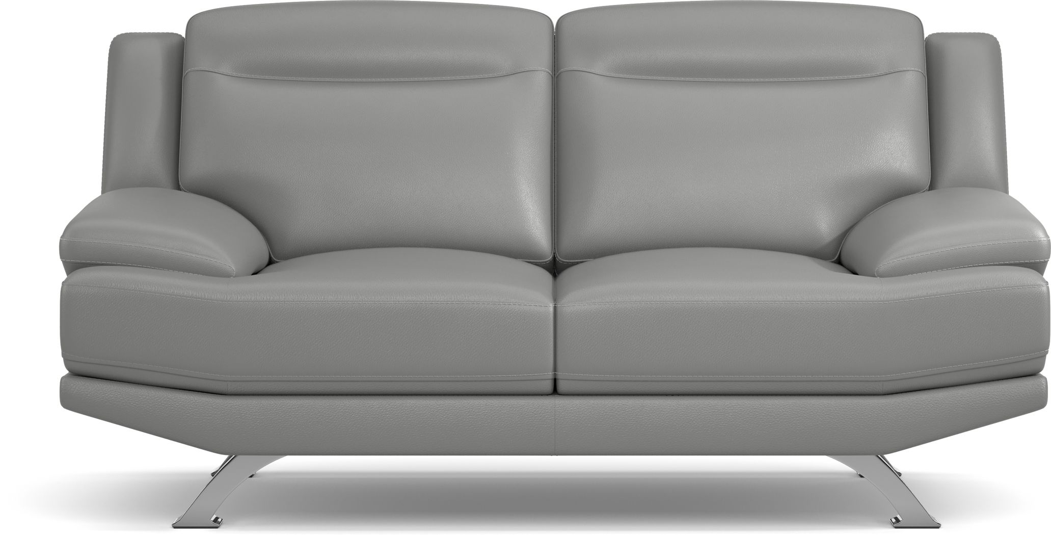 sofia vergara zamora gray leather loveseat rooms