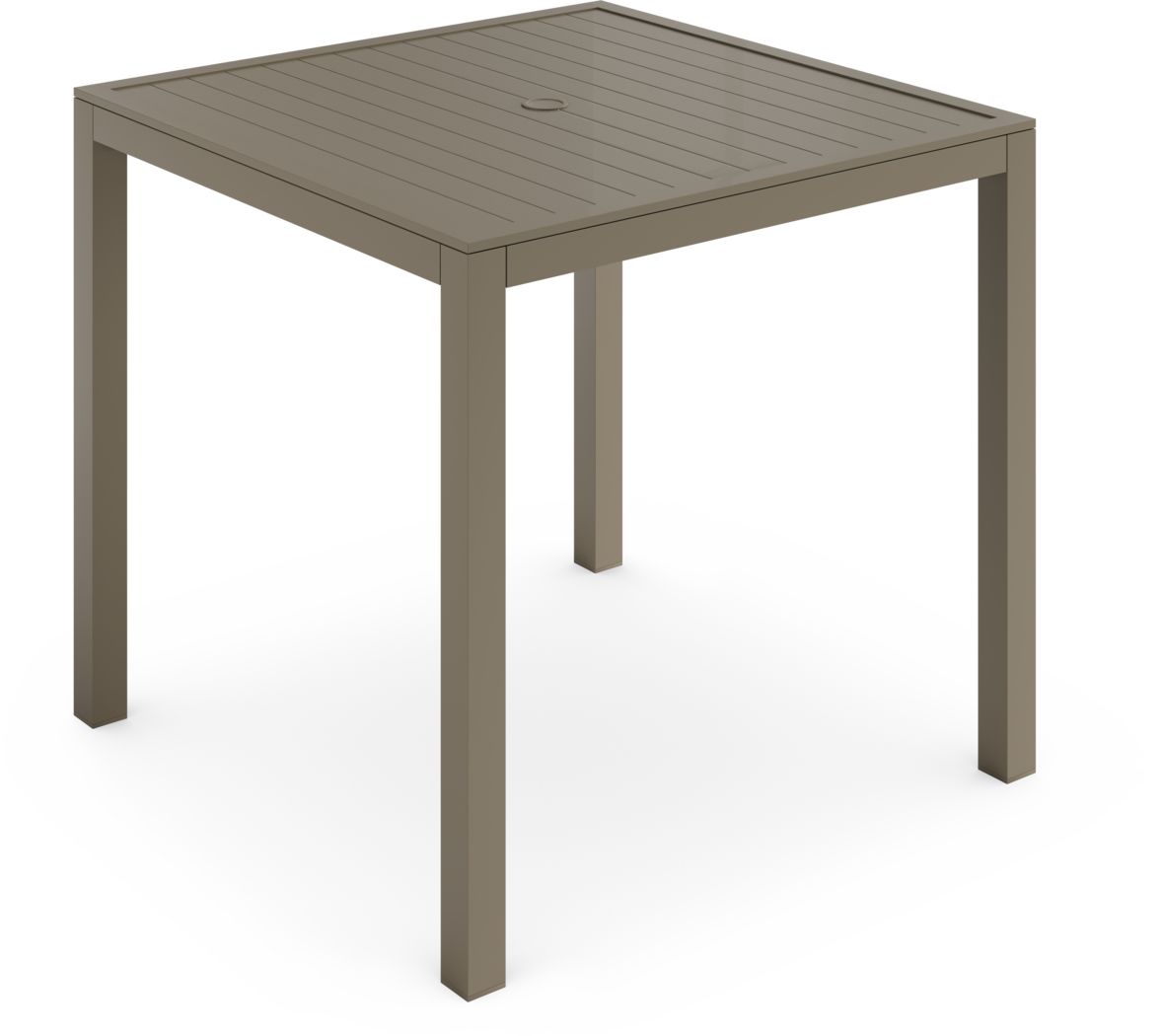 Solana Taupe 38 in. Square Balcony Outdoor Dining Table Rooms To Go