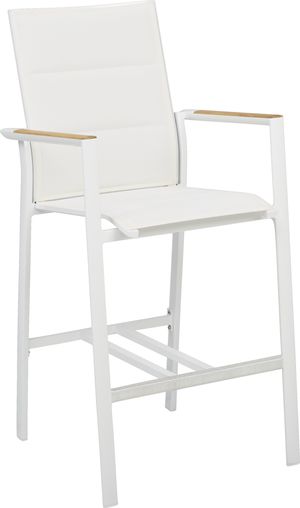 White Outdoor Patio Bar Stools, White Outdoor Counter Stools