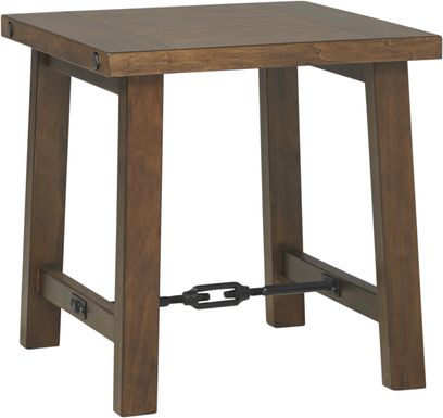 South River Brown End Table