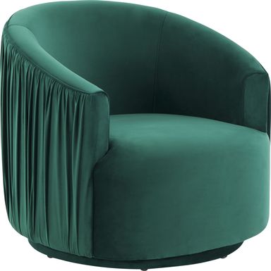 Spandra Green Accent Chair