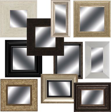Sprucehaven Brown Mirrors Set of 10