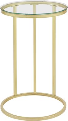 Stoneholm Gold End Table