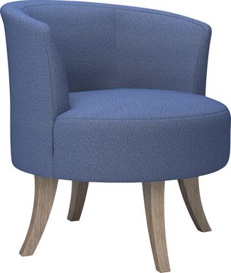 Stoneleigh Dark Blue Accent Swivel Chair