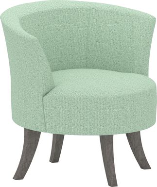 Stoneleigh Teal Accent Swivel Chair