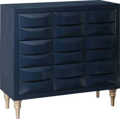Strother Navy Accent Cabinet