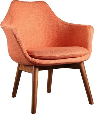 Summerdales Orange Accent Chair