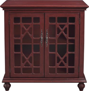 Swansboro II Red Accent Cabinet