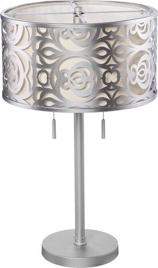 Tackettside Silver Table Lamp