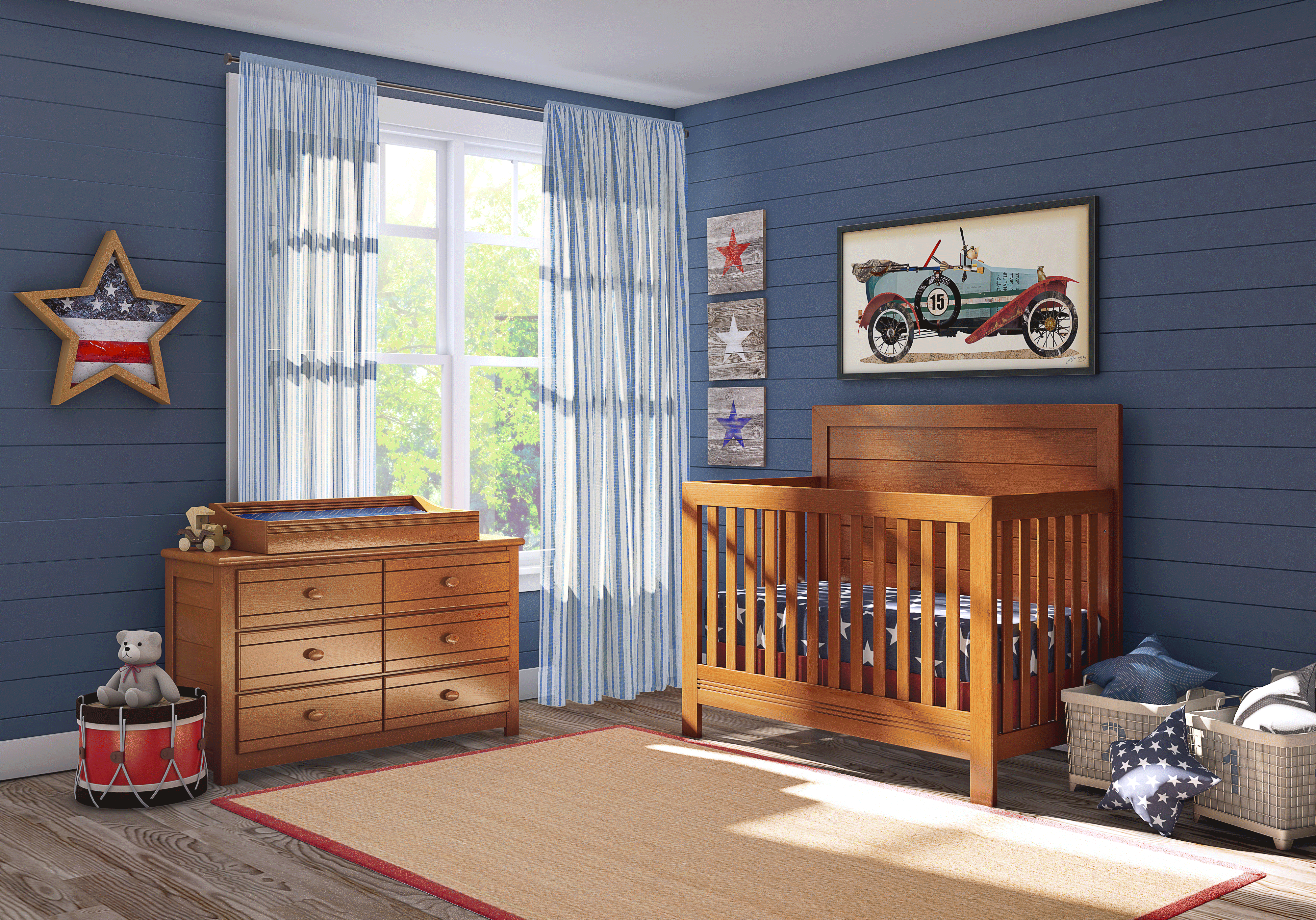 Creekside Taffy 6 Pc Nursery with Toddler & Conversion Rails - Thumbnail - Image 2