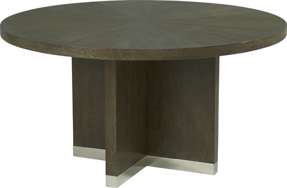 Taylor Trace Brown Round Dining Table