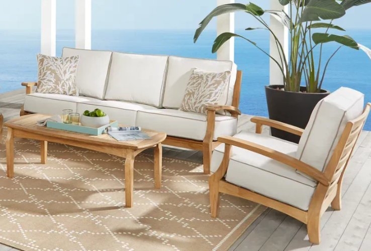 teak patio furniture set