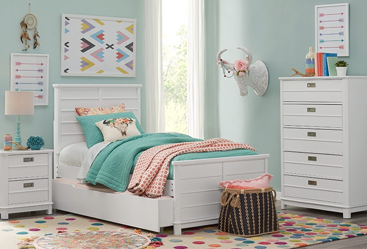 Teens Bedroom Furniture Boys Girls, Twin Bed And Dresser Combo