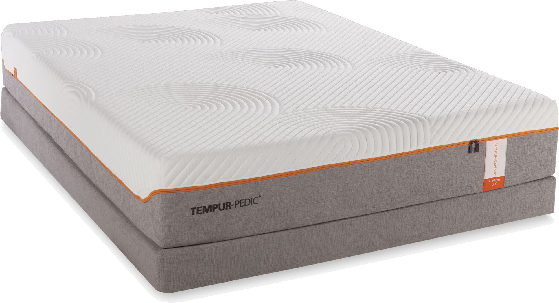 tempur pedic contour supreme firm king mattress set