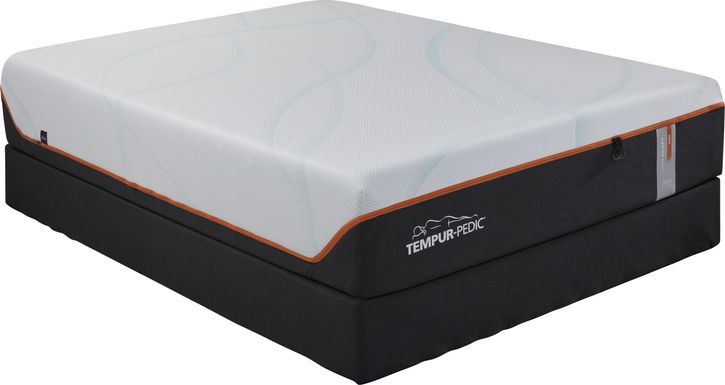 TEMPUR-LuxeAdapt Firm Low Profile King Mattress Set