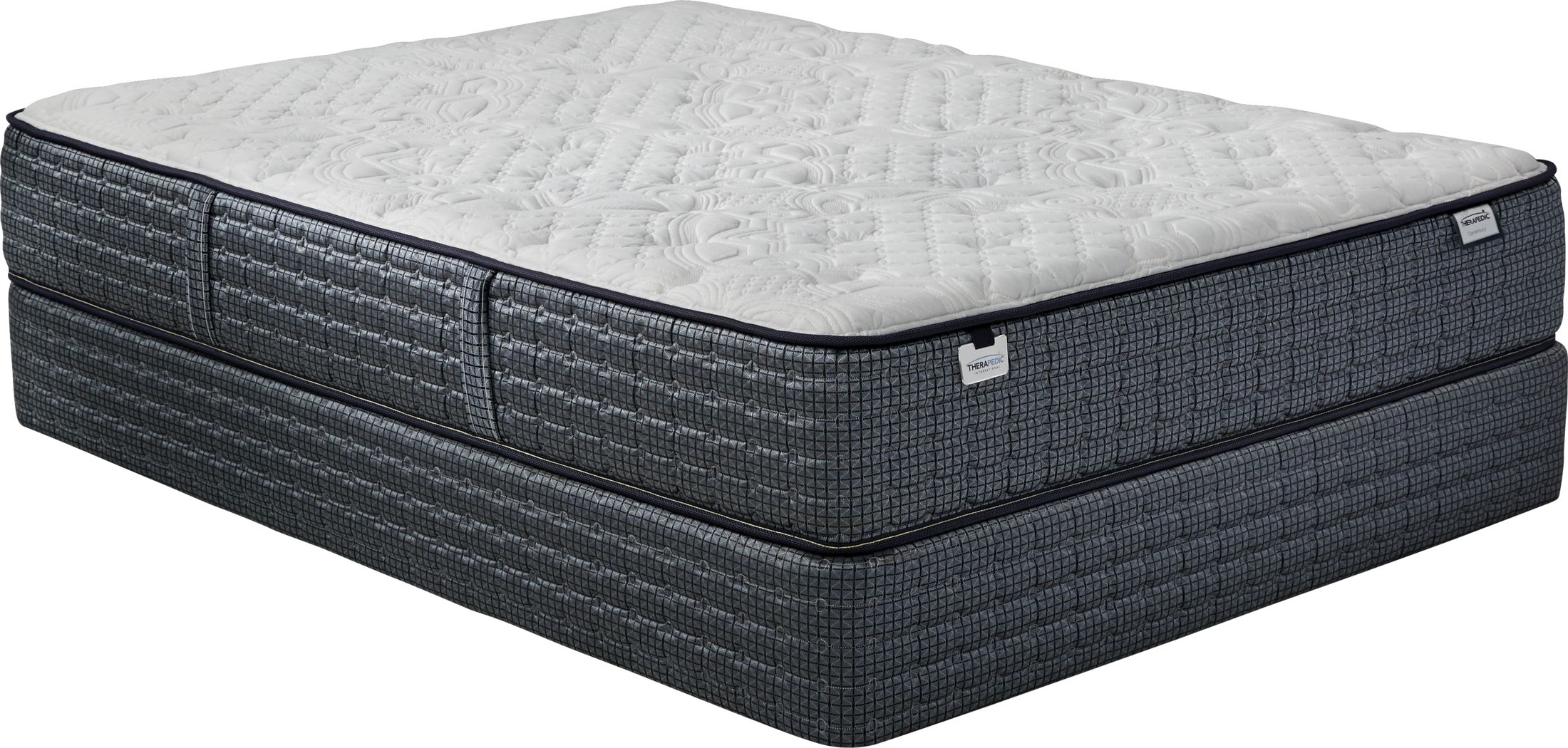 Therapedic Canterbury Low Profile Queen Mattress Set Rooms To Go