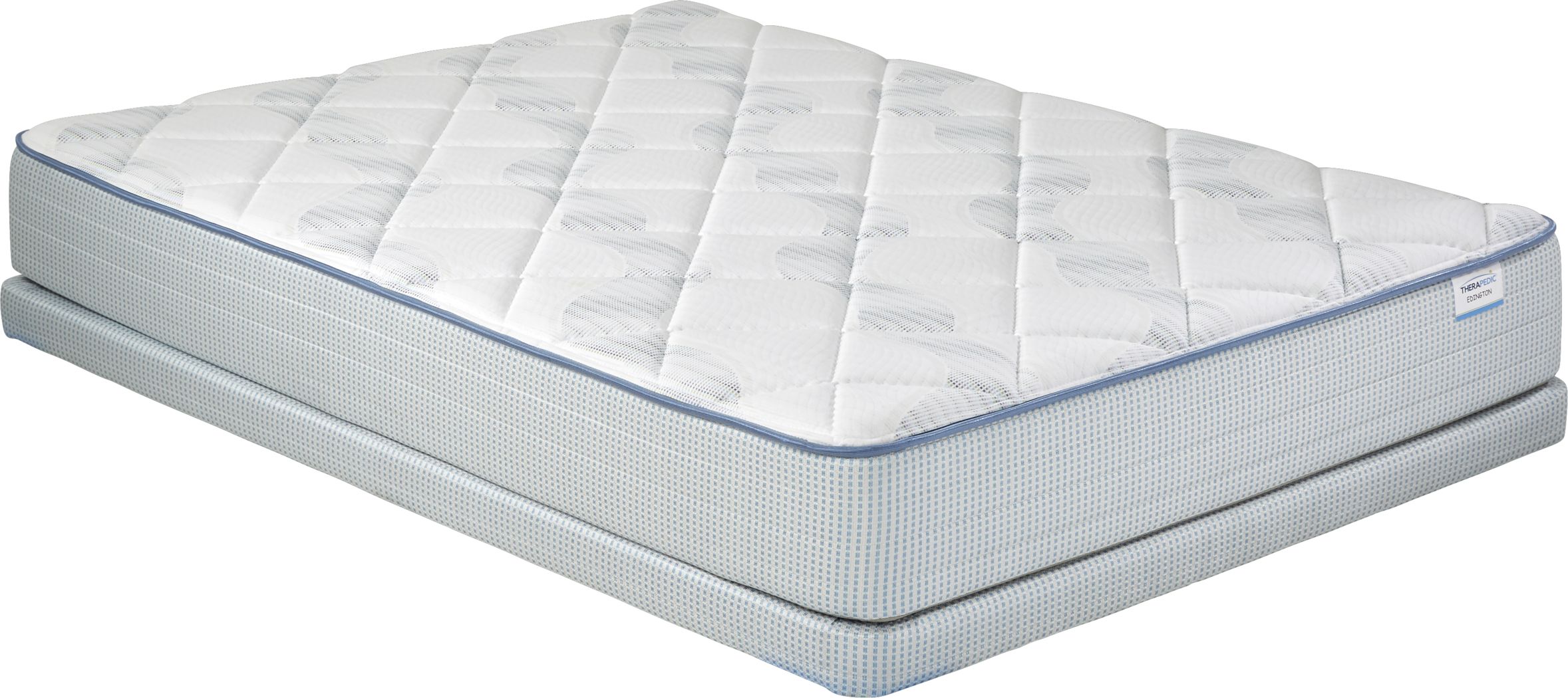 therapedic allington low profile king mattress set