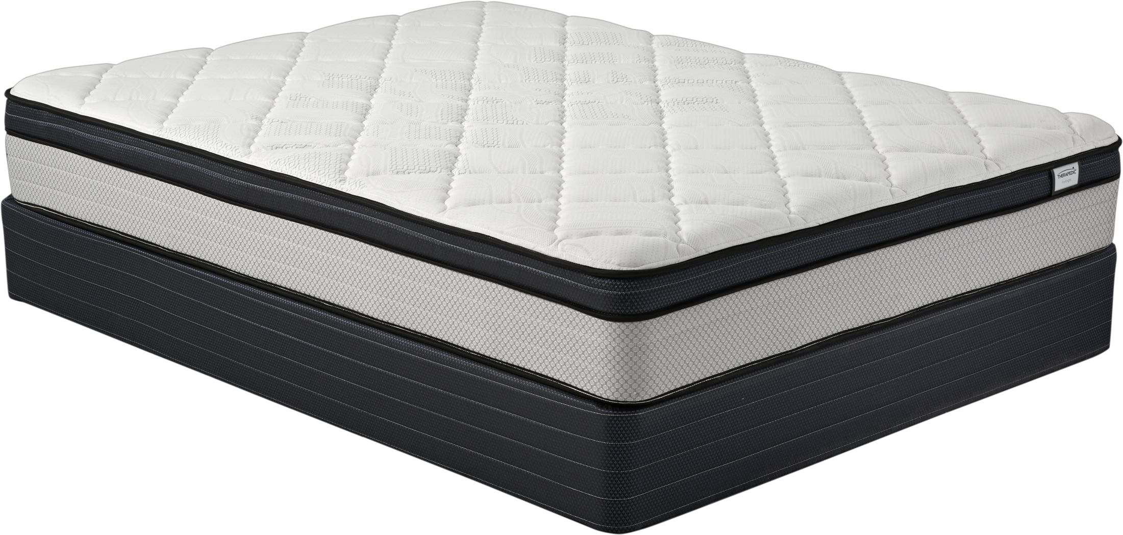 Therapedic Fortnight Low Profile Queen Mattress Set Rooms To Go