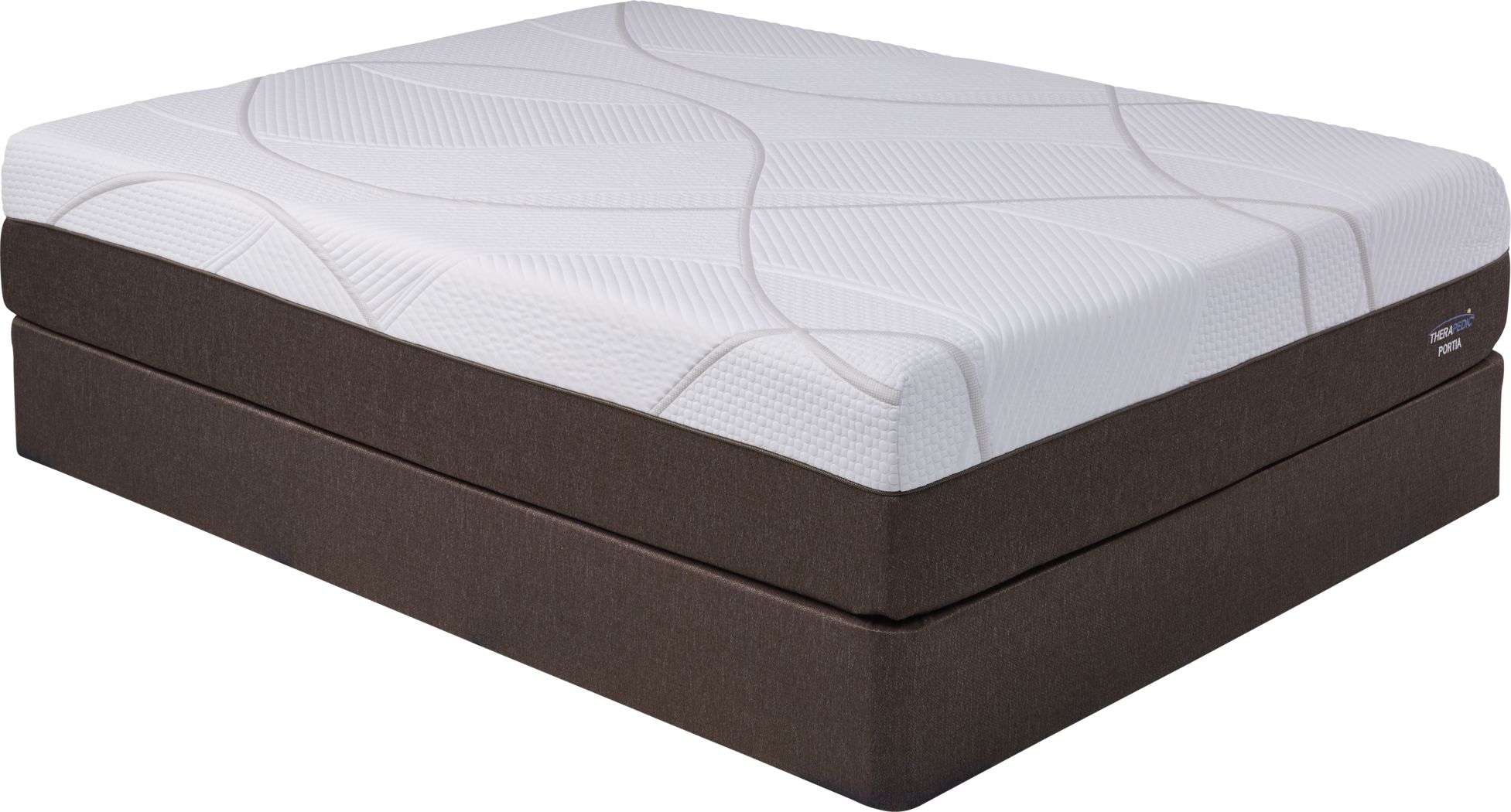Therapedic Portia Low Profile Queen Mattress Set Rooms To Go