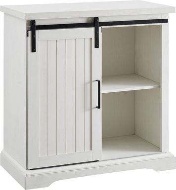 Tirling White Accent Cabinet