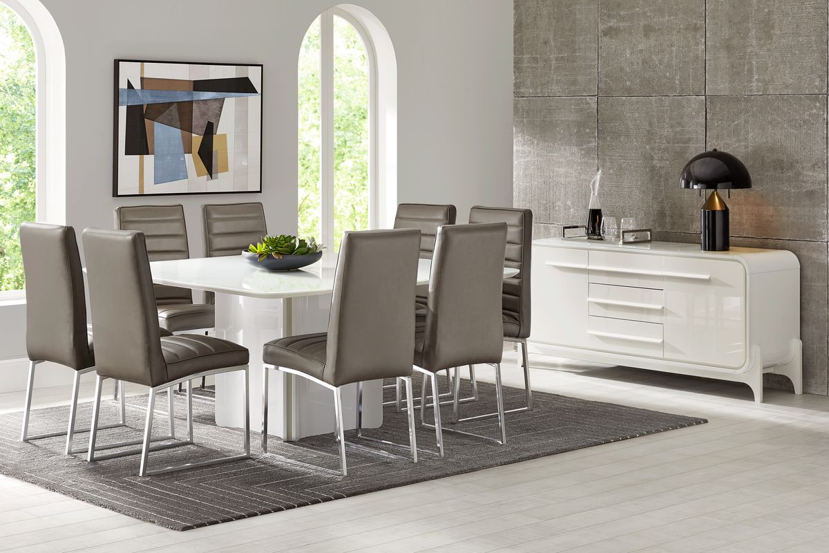 Rooms to go dining table white hot sale